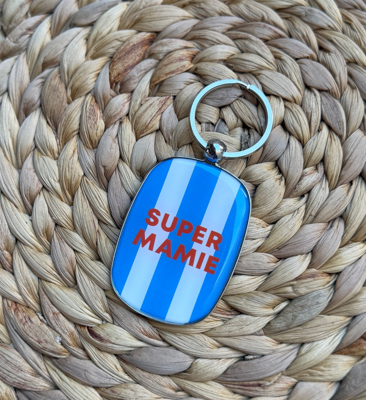 Porte clés “super mamie”