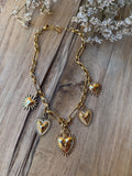 Collier doré Amore