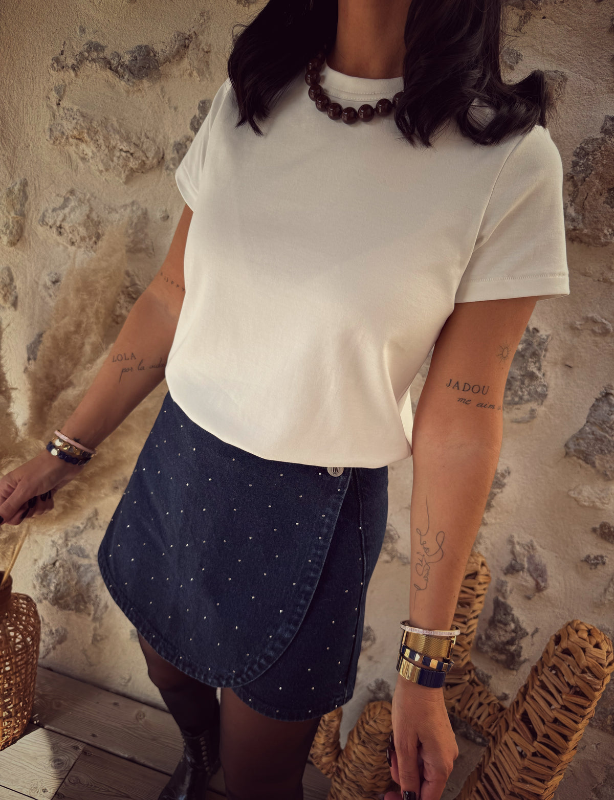T-shirt Yao blanc