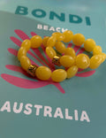 Bracelet “bombom” jaune