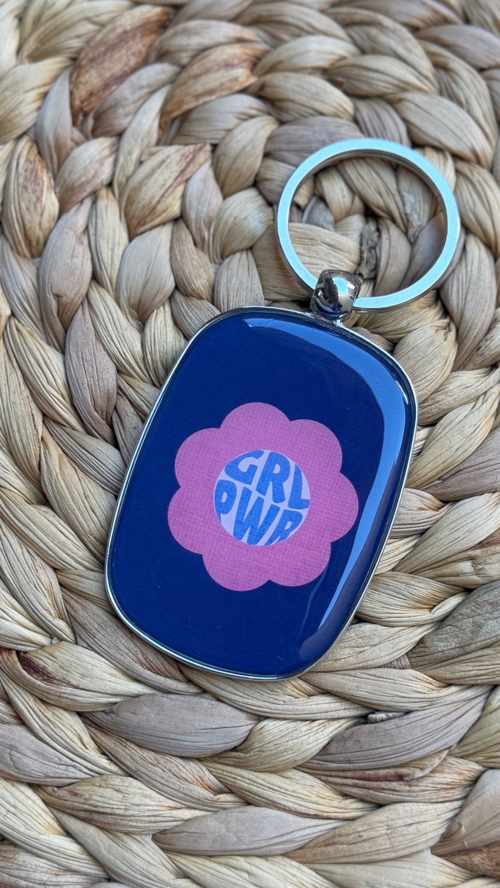 Porte clés “girl power”