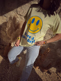 T-shirt Good day jaune