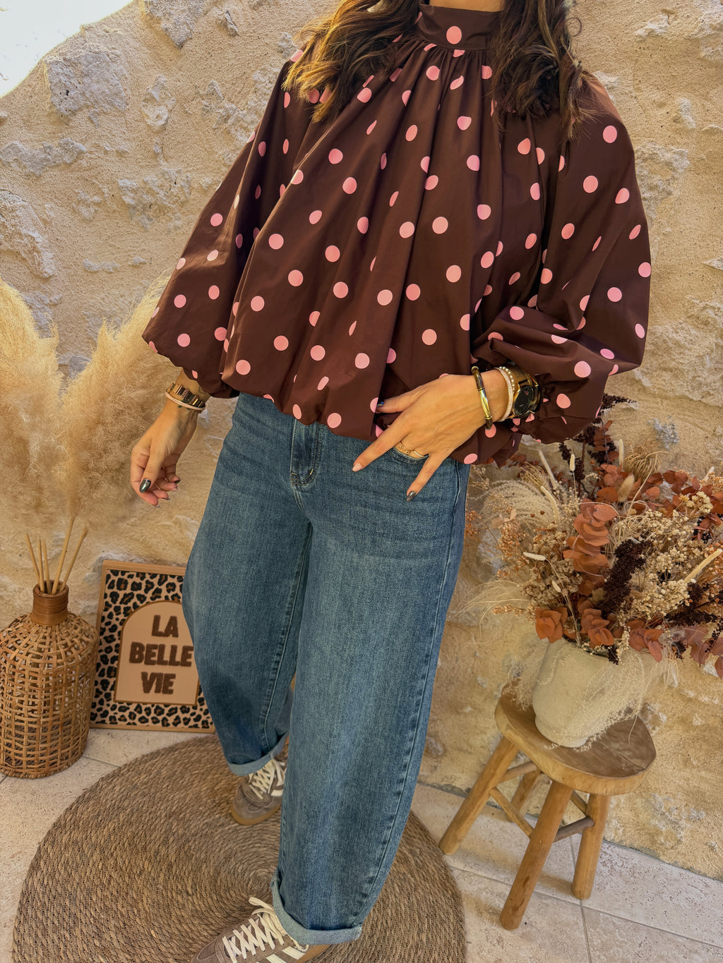 Blouse Justine choco