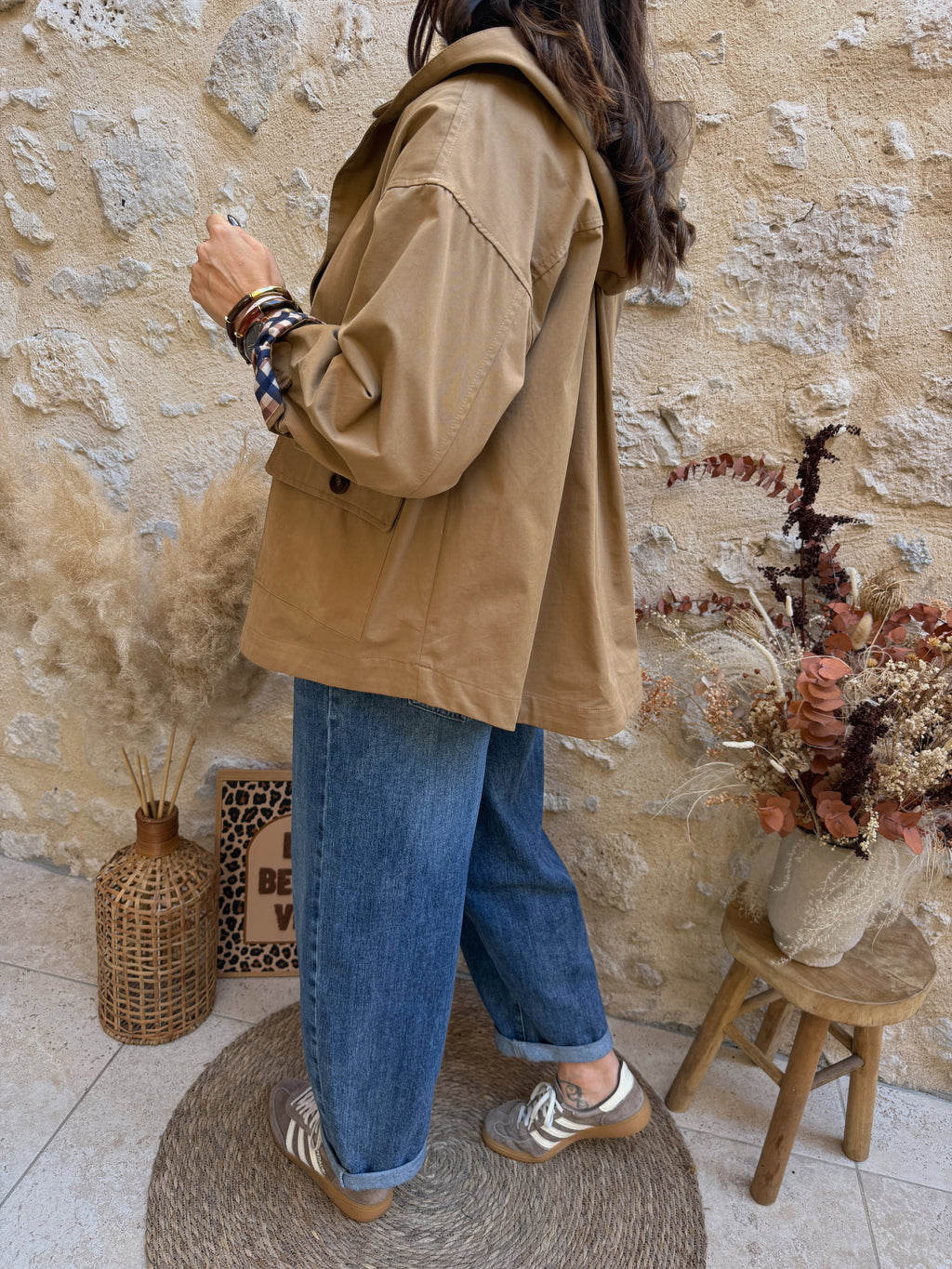 Trench Mao beige