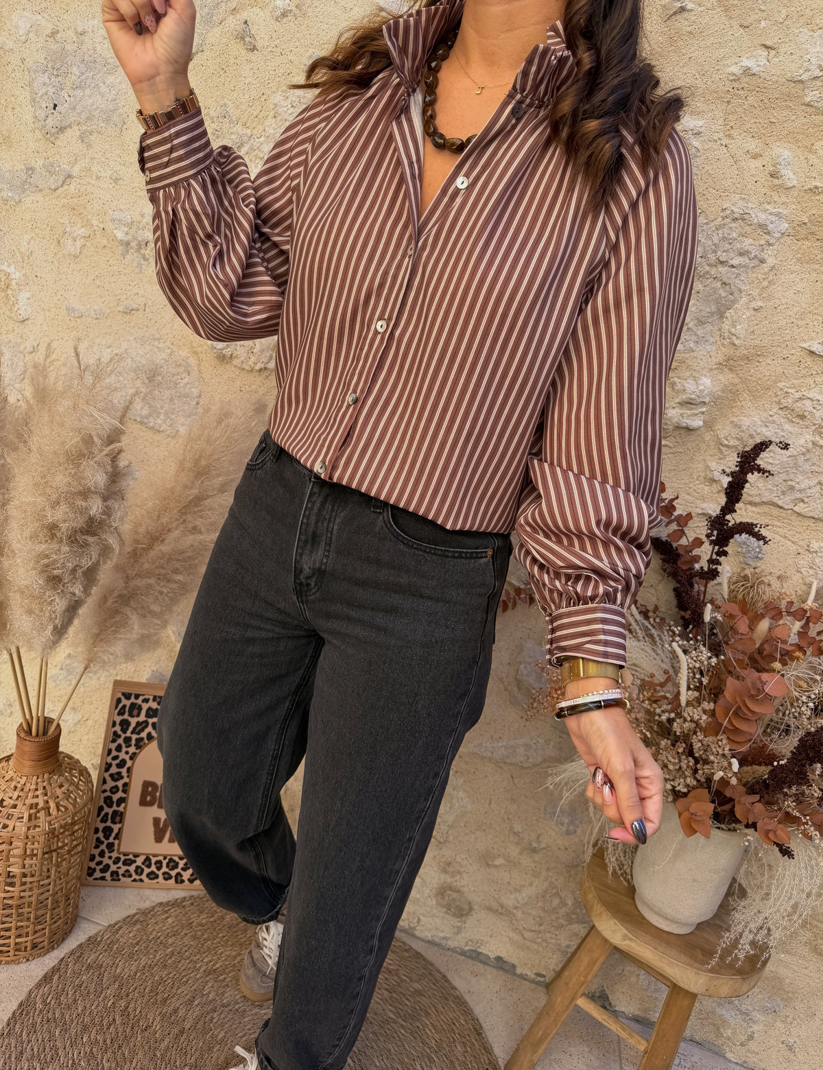 Blouse Théa choco