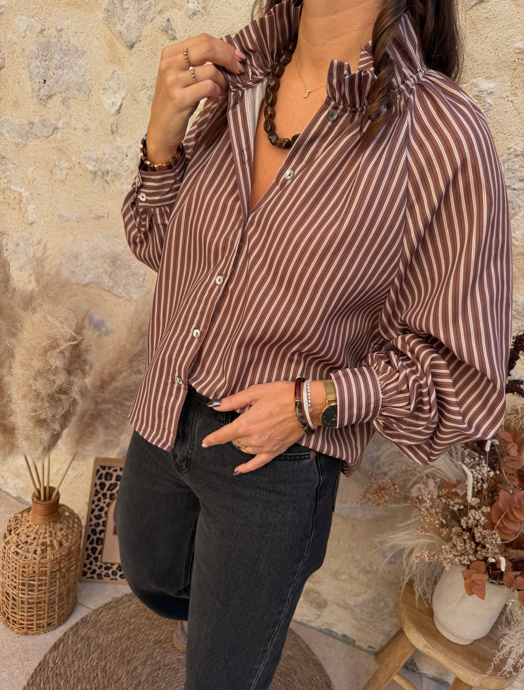 Blouse Théa choco