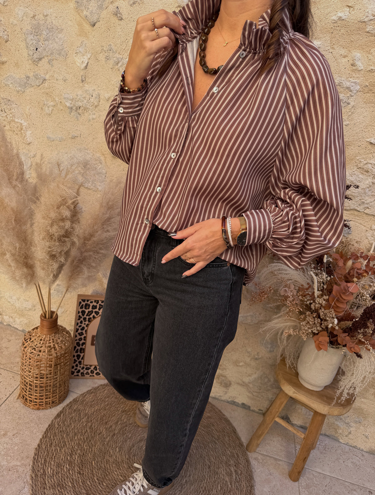 Blouse Théa choco
