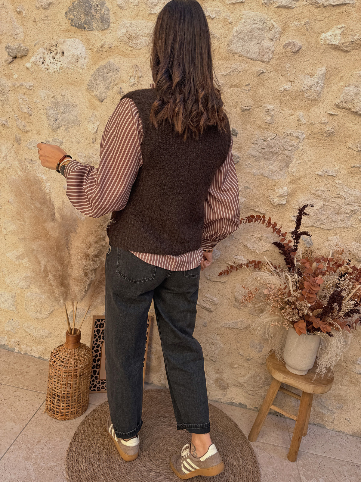 Gilet Elio choco