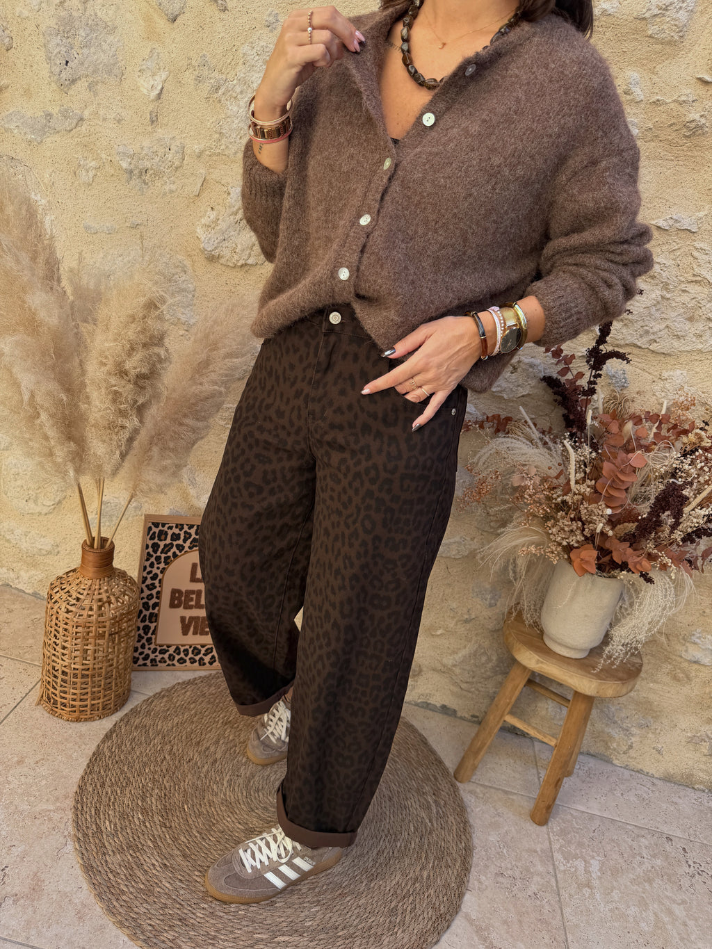 Gilet Léopaul noisette
