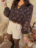 Blouse Carole choco