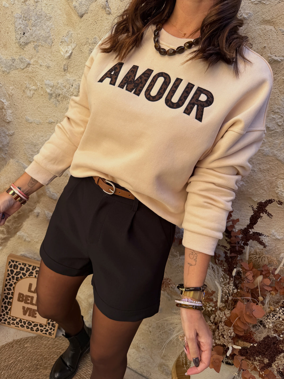 Short Paco noir