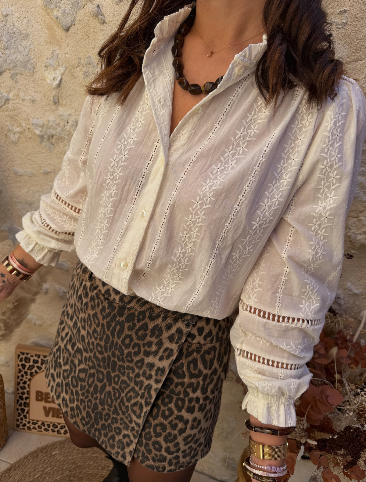 Blouse Léa écrue