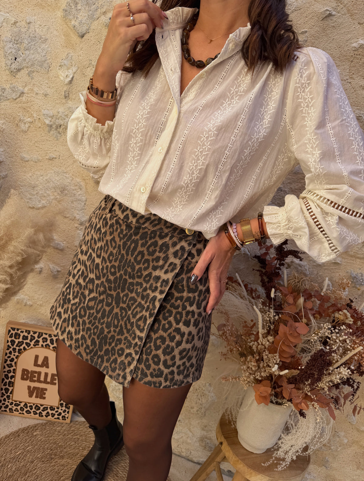 Blouse Léa écrue