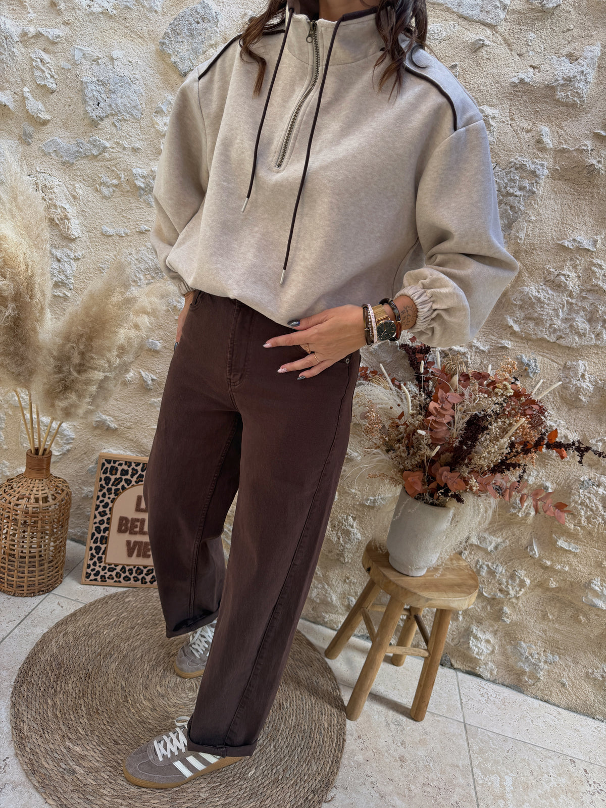 Sweat Antoine beige