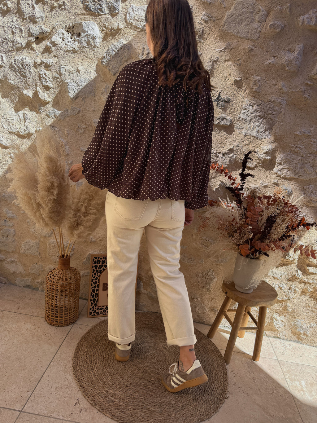 Blouse Mélina choco