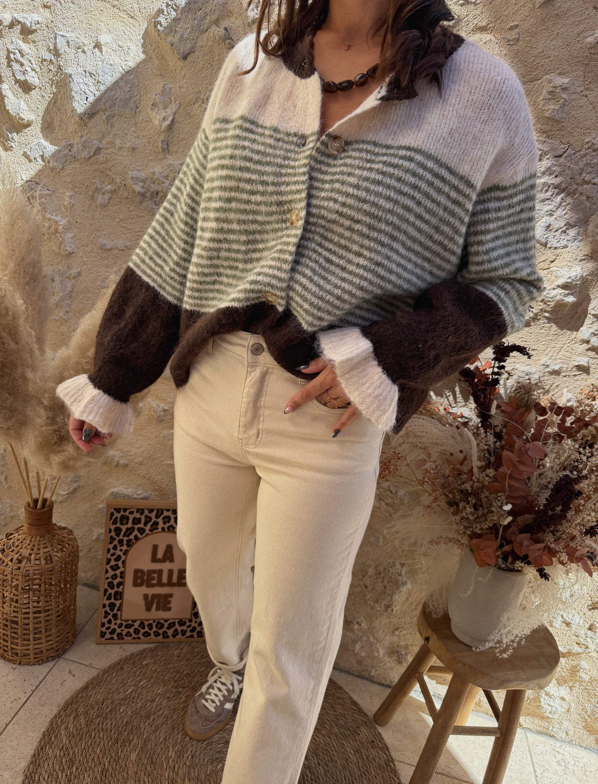 Gilet Pedro choco