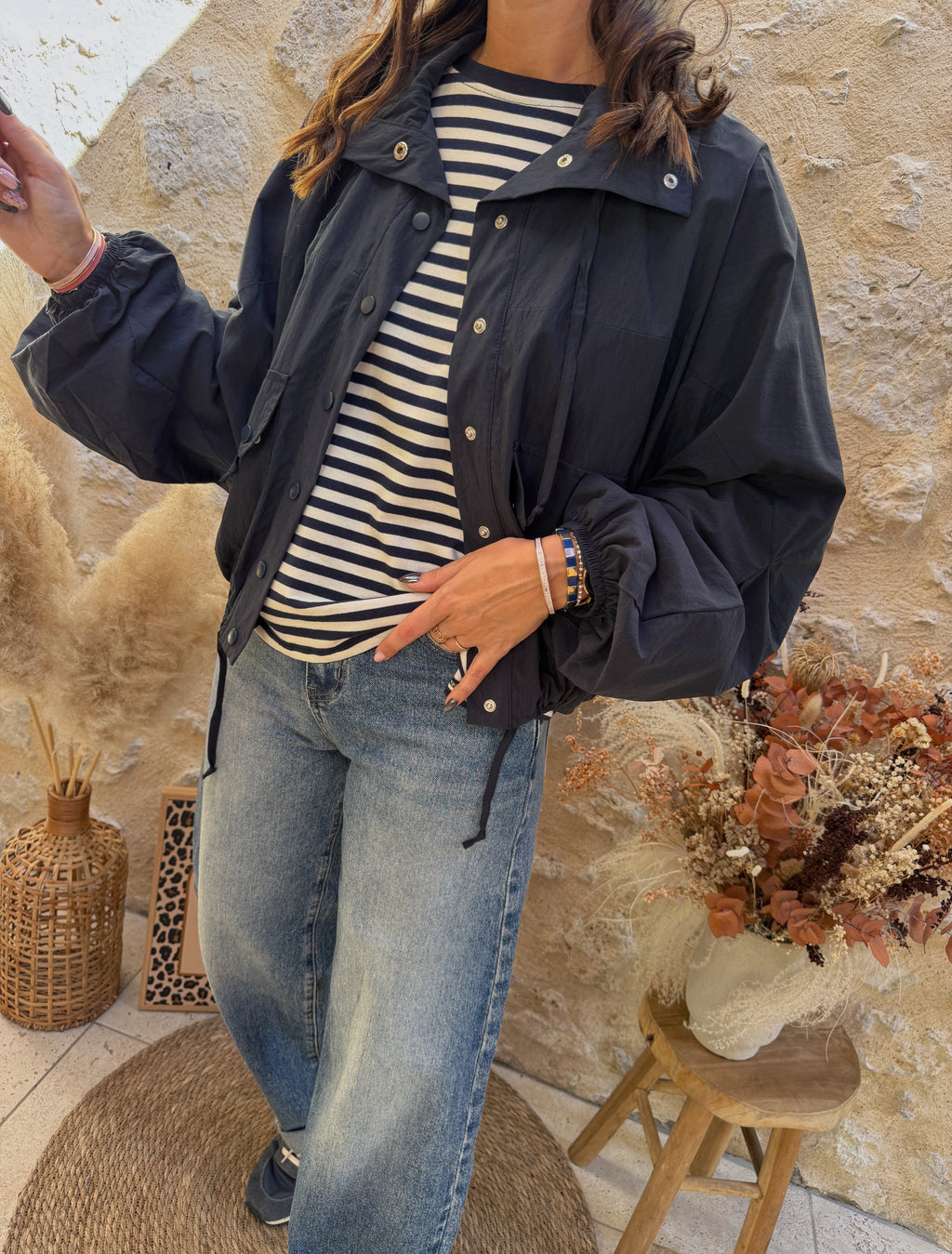 Veste Anaïs marine