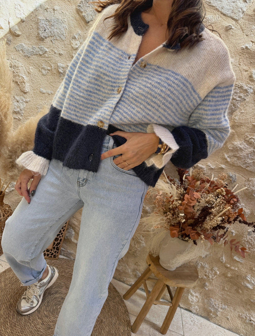 Gilet Pedro bleu