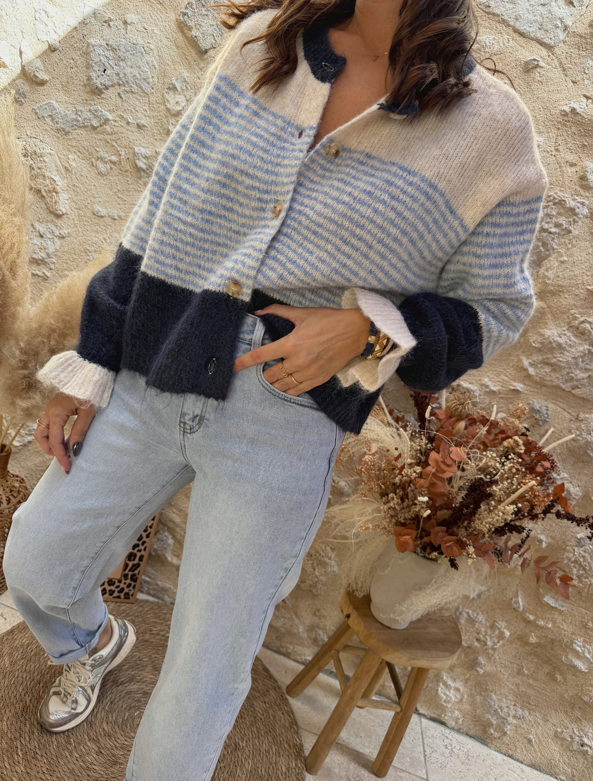 Gilet Pedro bleu
