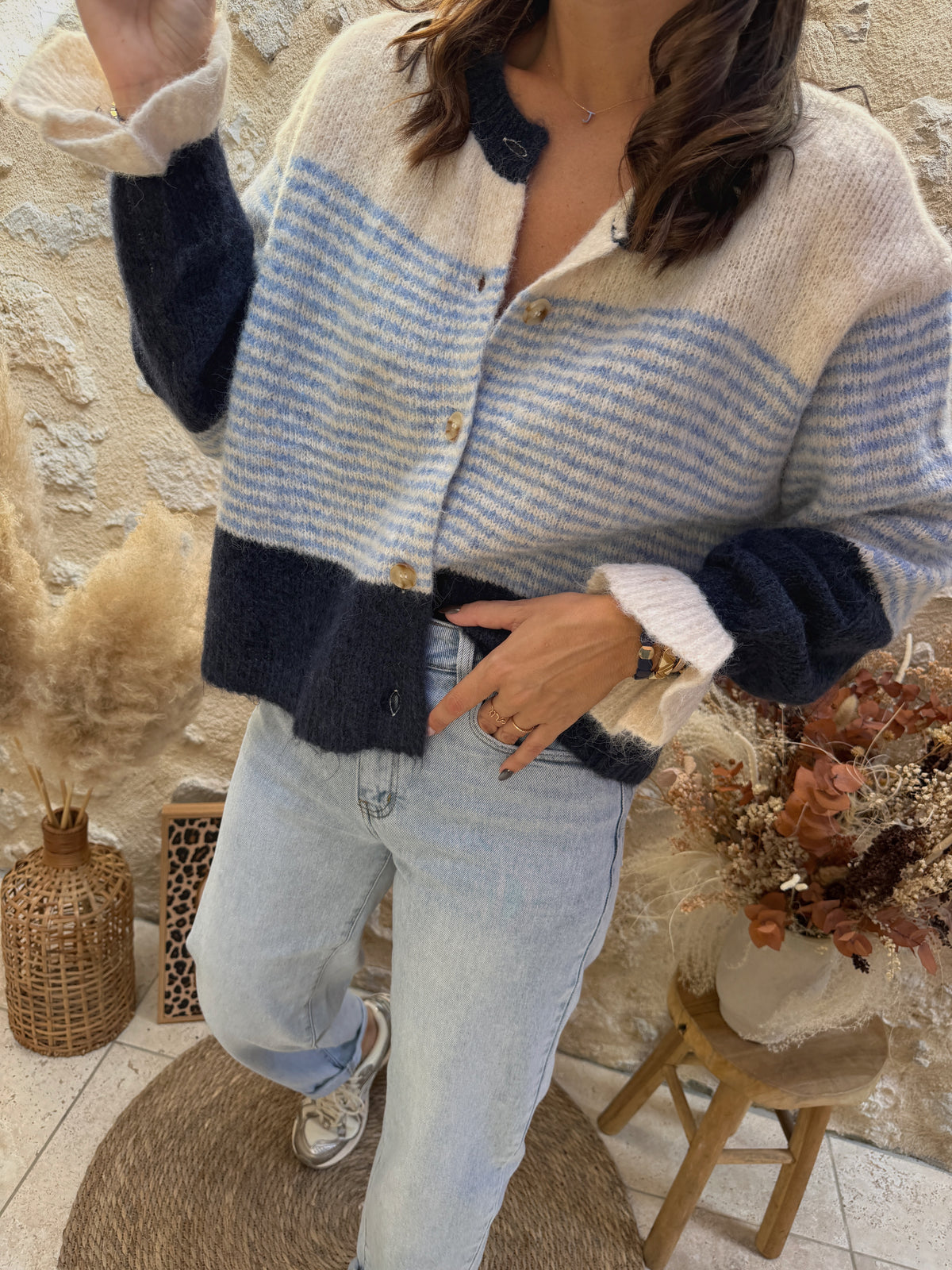 Gilet Pedro bleu
