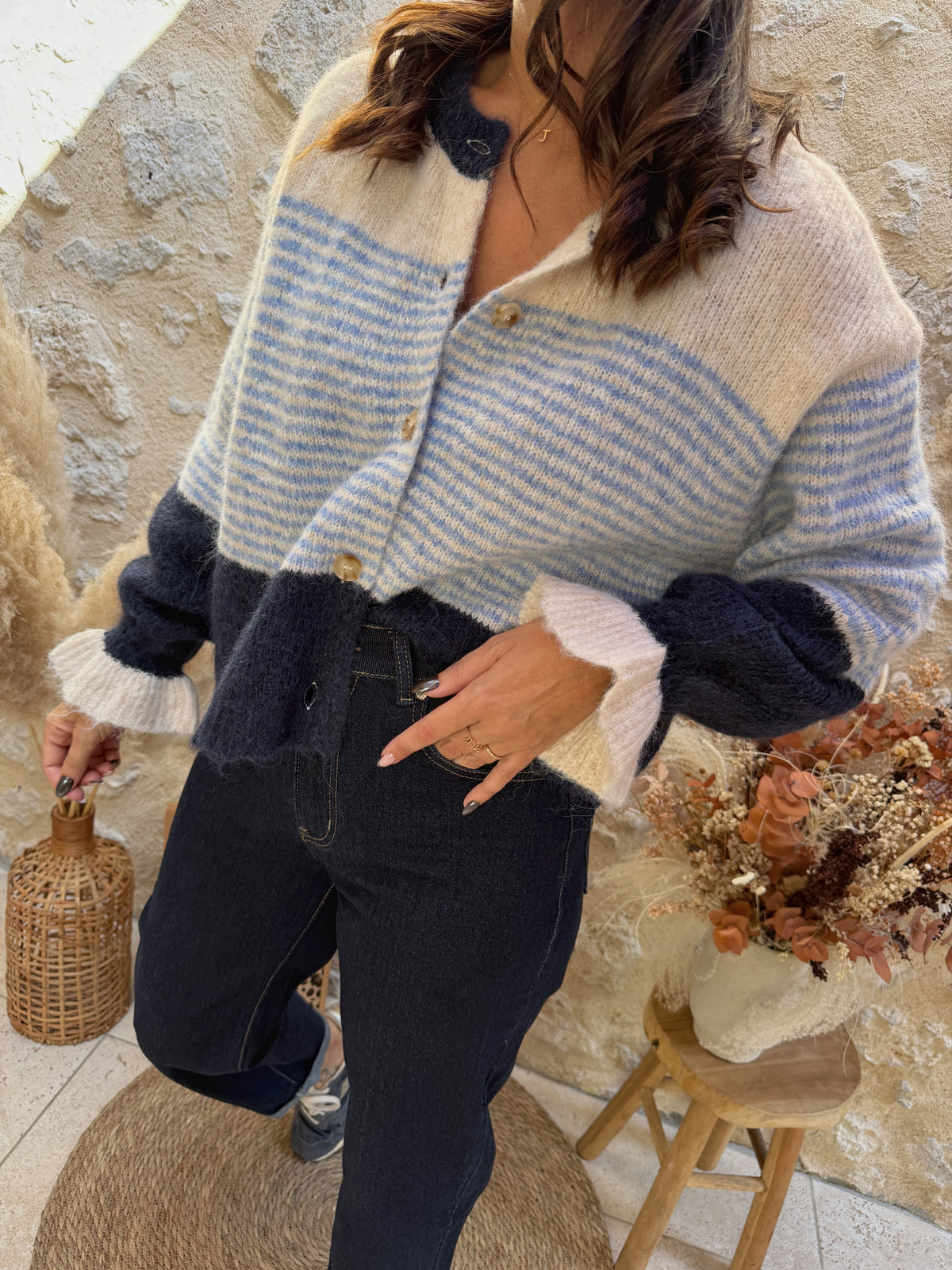 Gilet Pedro bleu