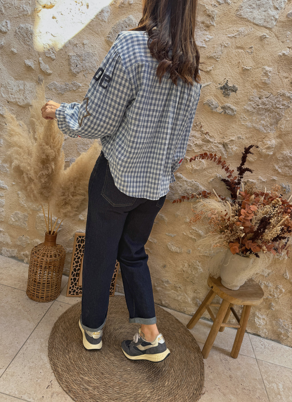 Blouse Giulia bleue