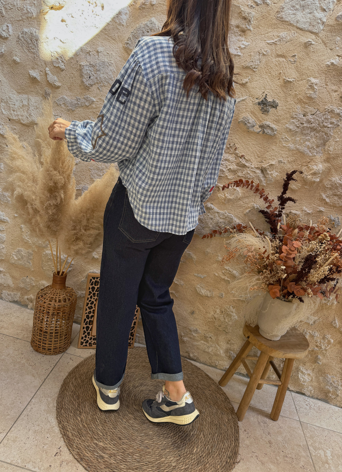 Blouse Giulia bleue