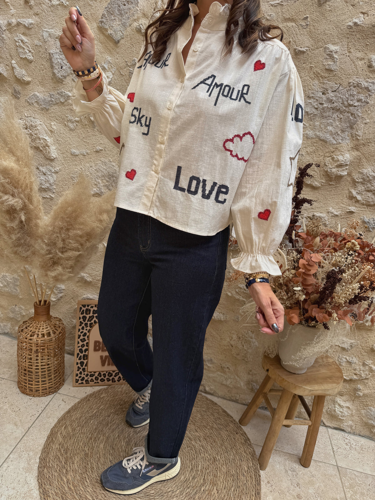 Blouse Giulia écrue