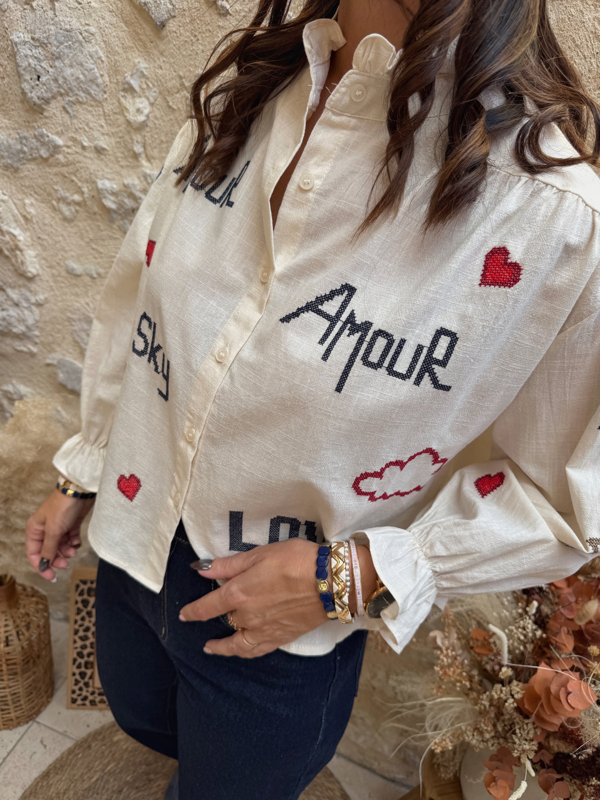 Blouse Giulia écrue