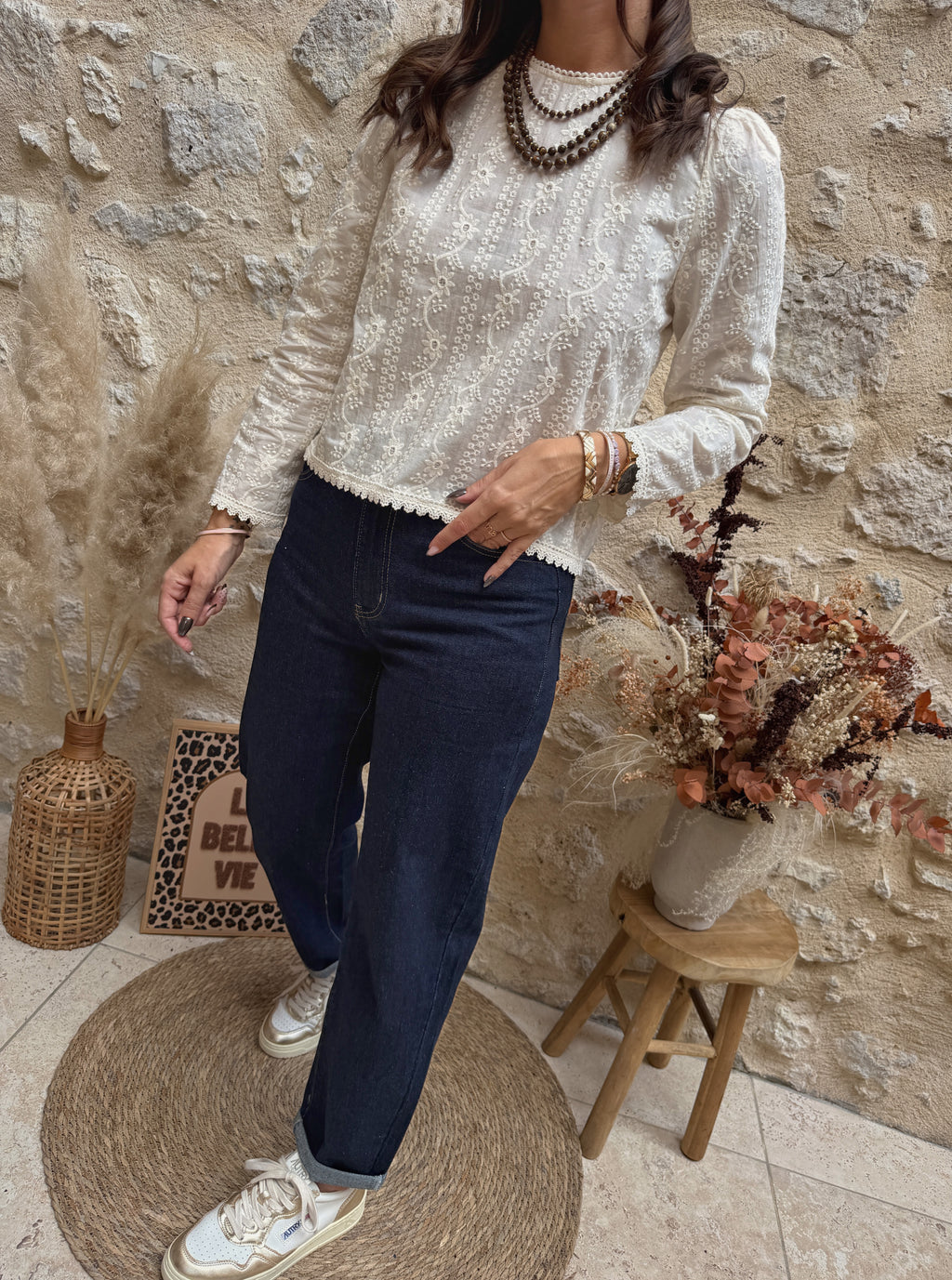 Blouse Aline ivoire