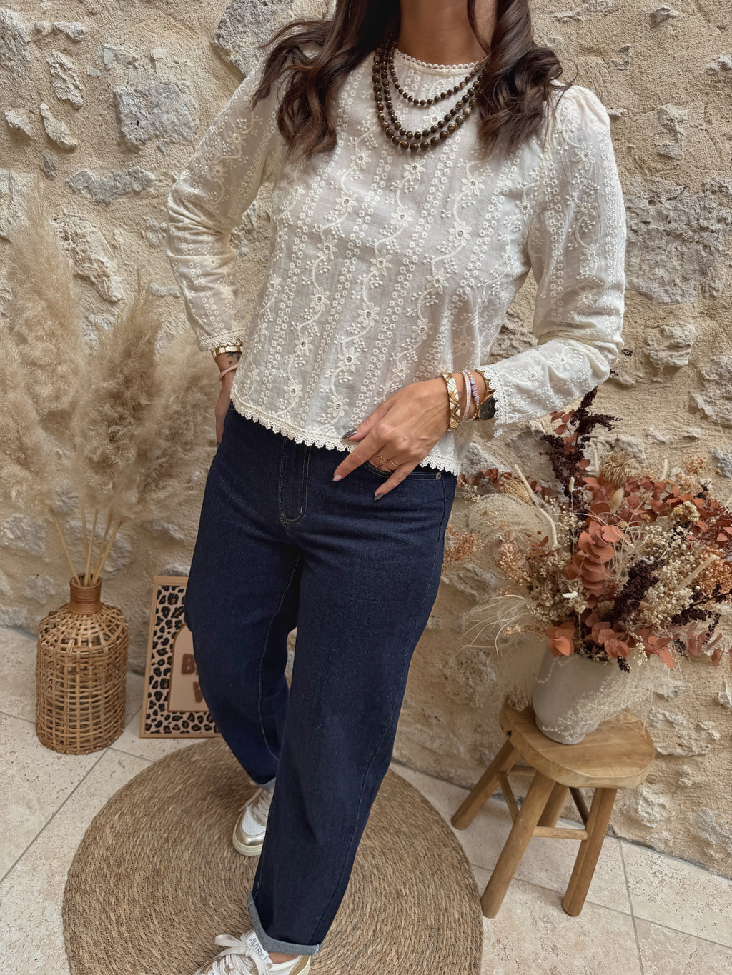 Blouse Aline ivoire
