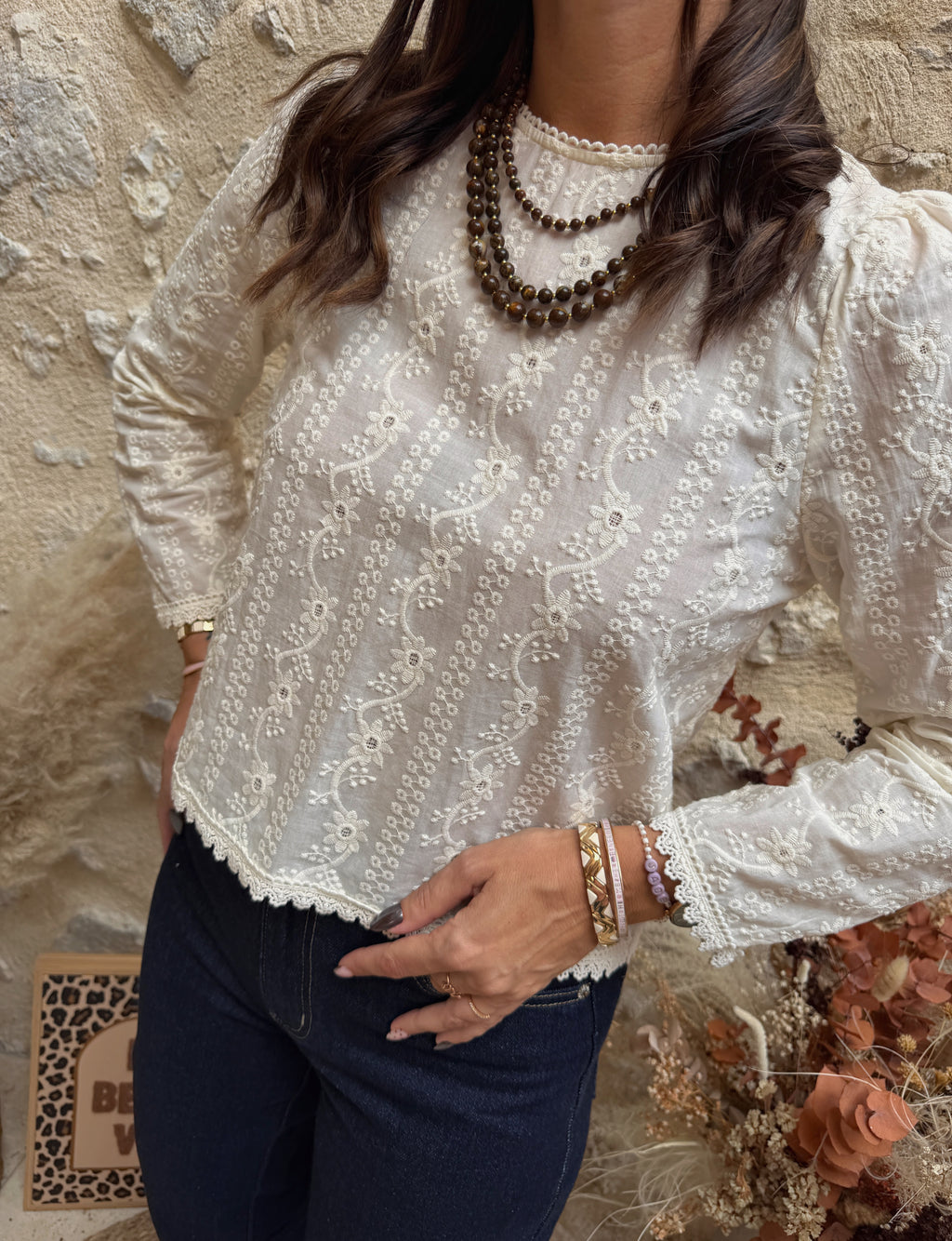 Blouse Aline ivoire