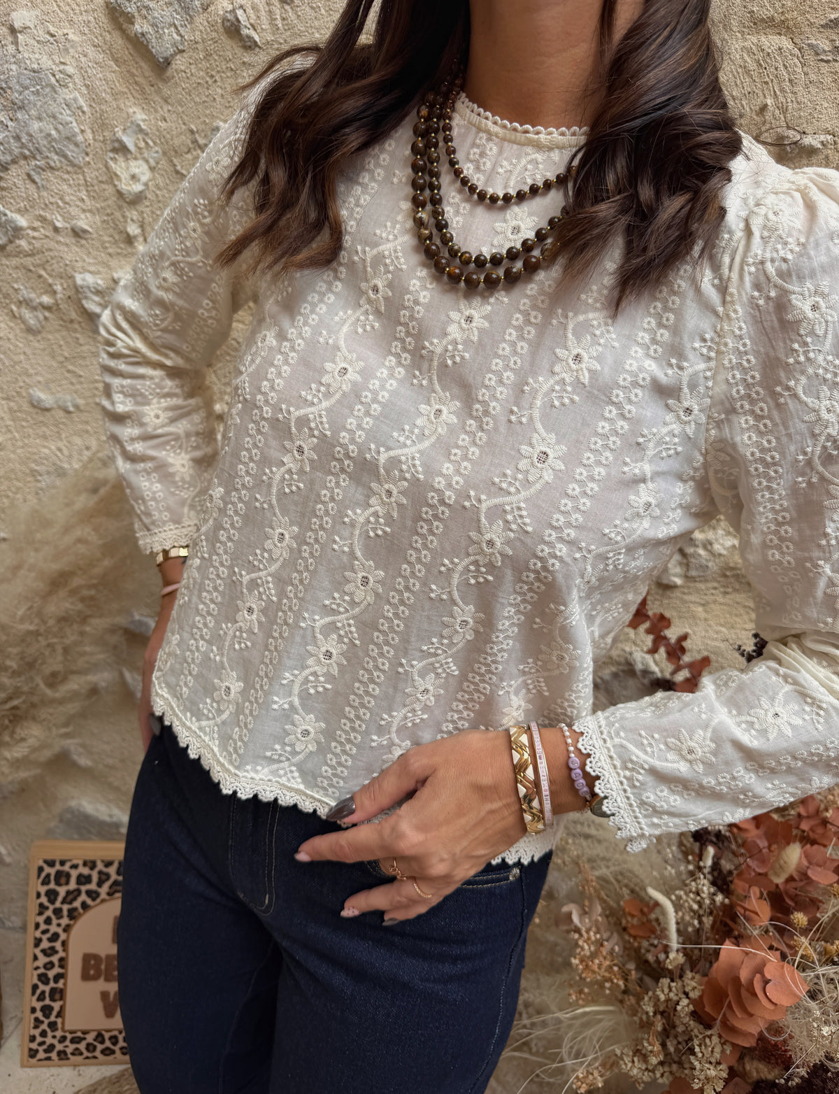 Blouse Aline ivoire