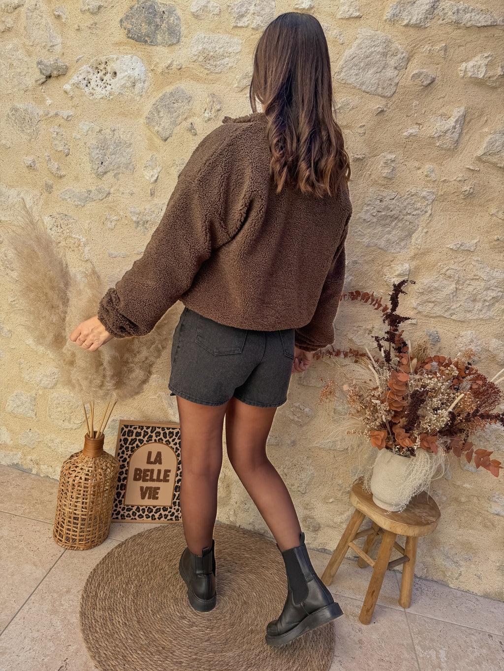 Veste Capucine choco