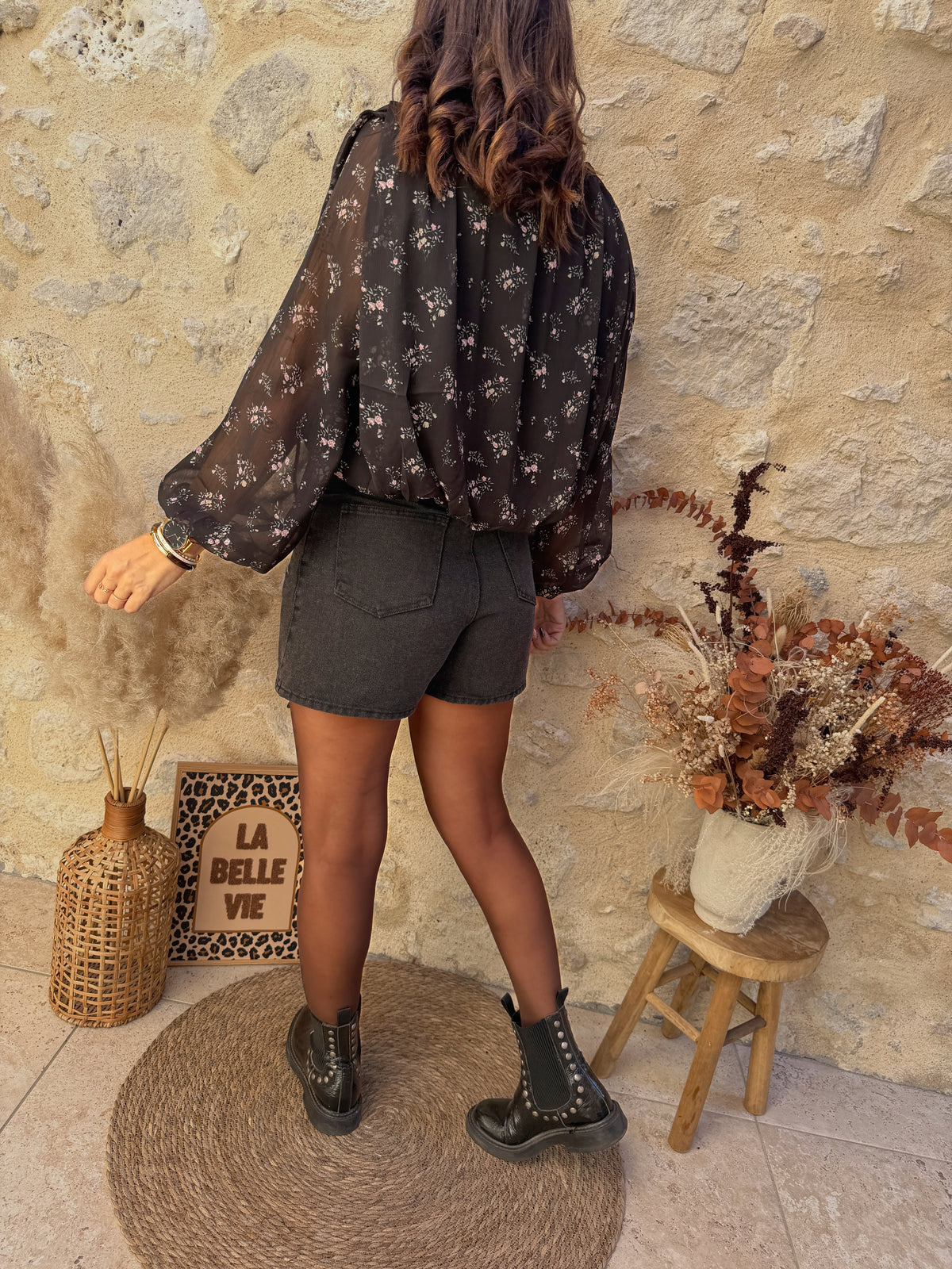 Blouse Carole noire