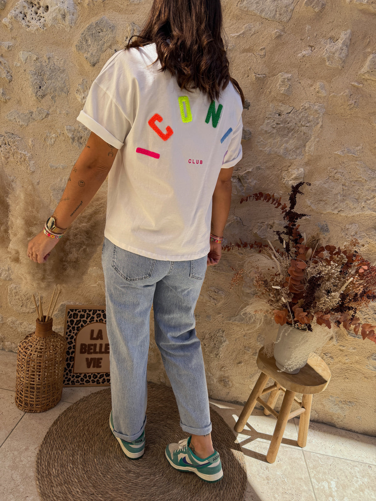 T-shirt Iconic blanc