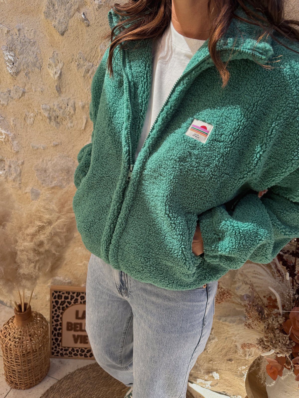 Veste Capucine verte