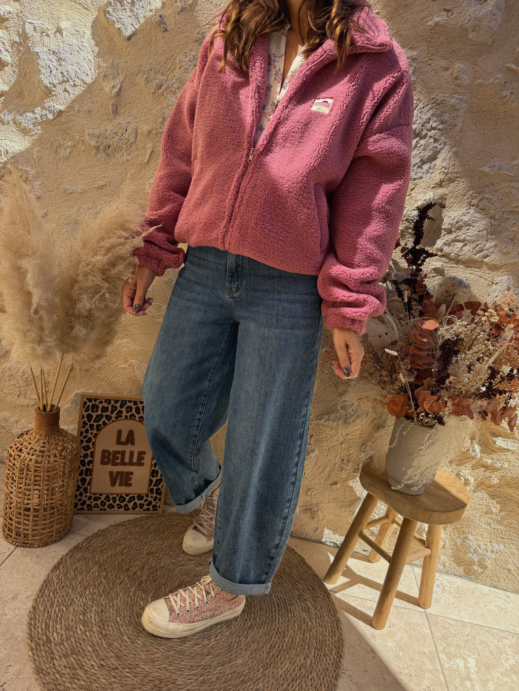 Veste Capucine blush