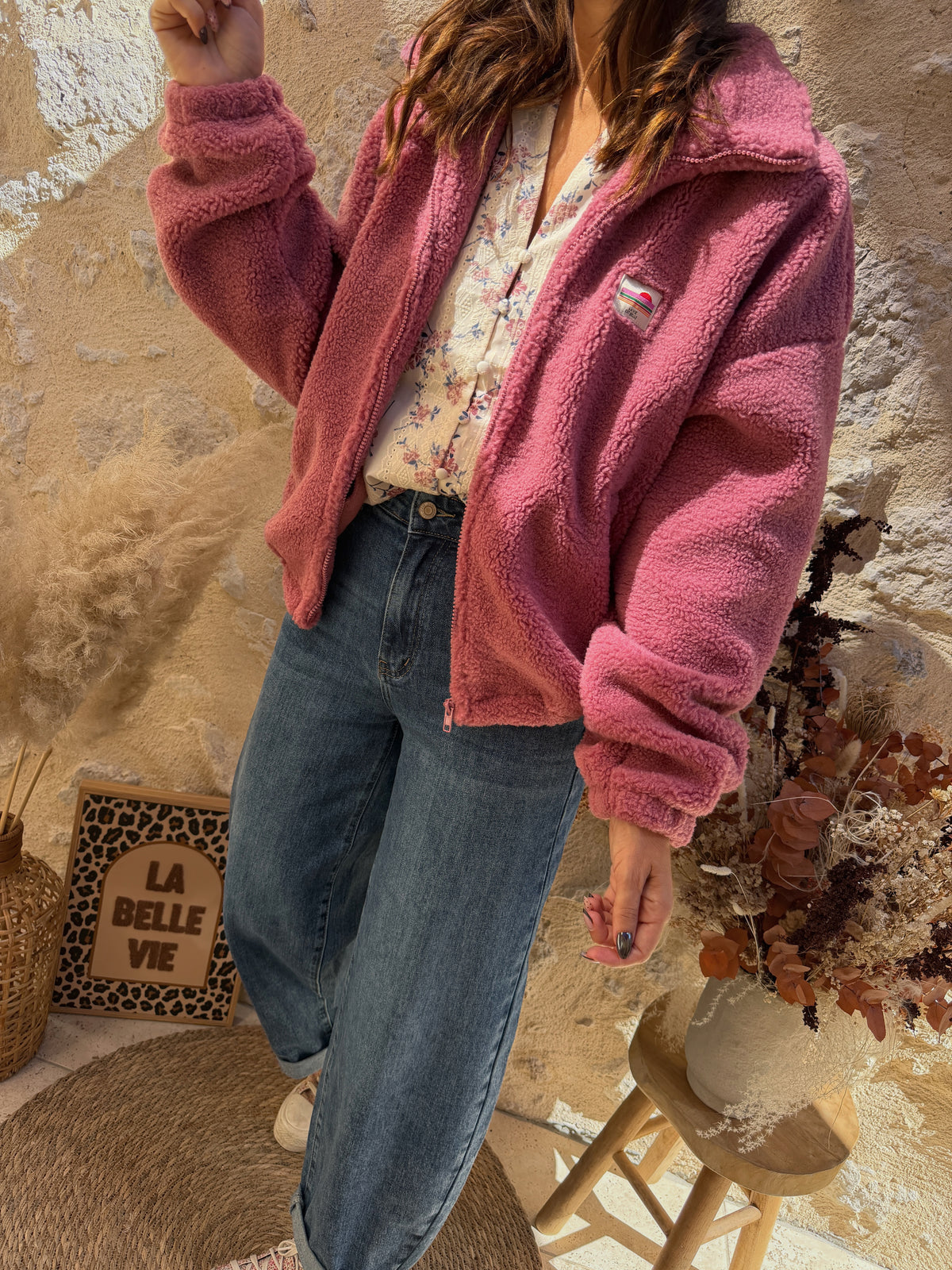 Veste Capucine blush