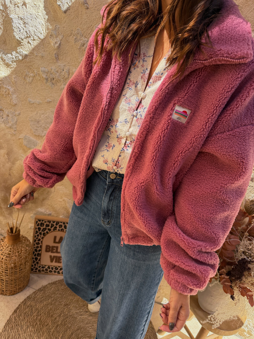 Veste Capucine blush